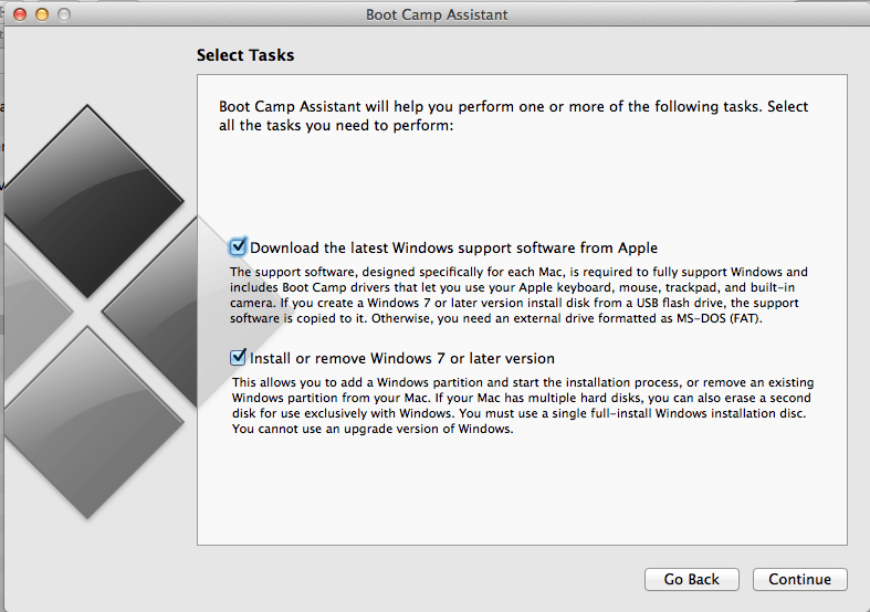 Sửa BootCamp Asistant - Tạo USB cài Windows trên mọi dòng máy Mac