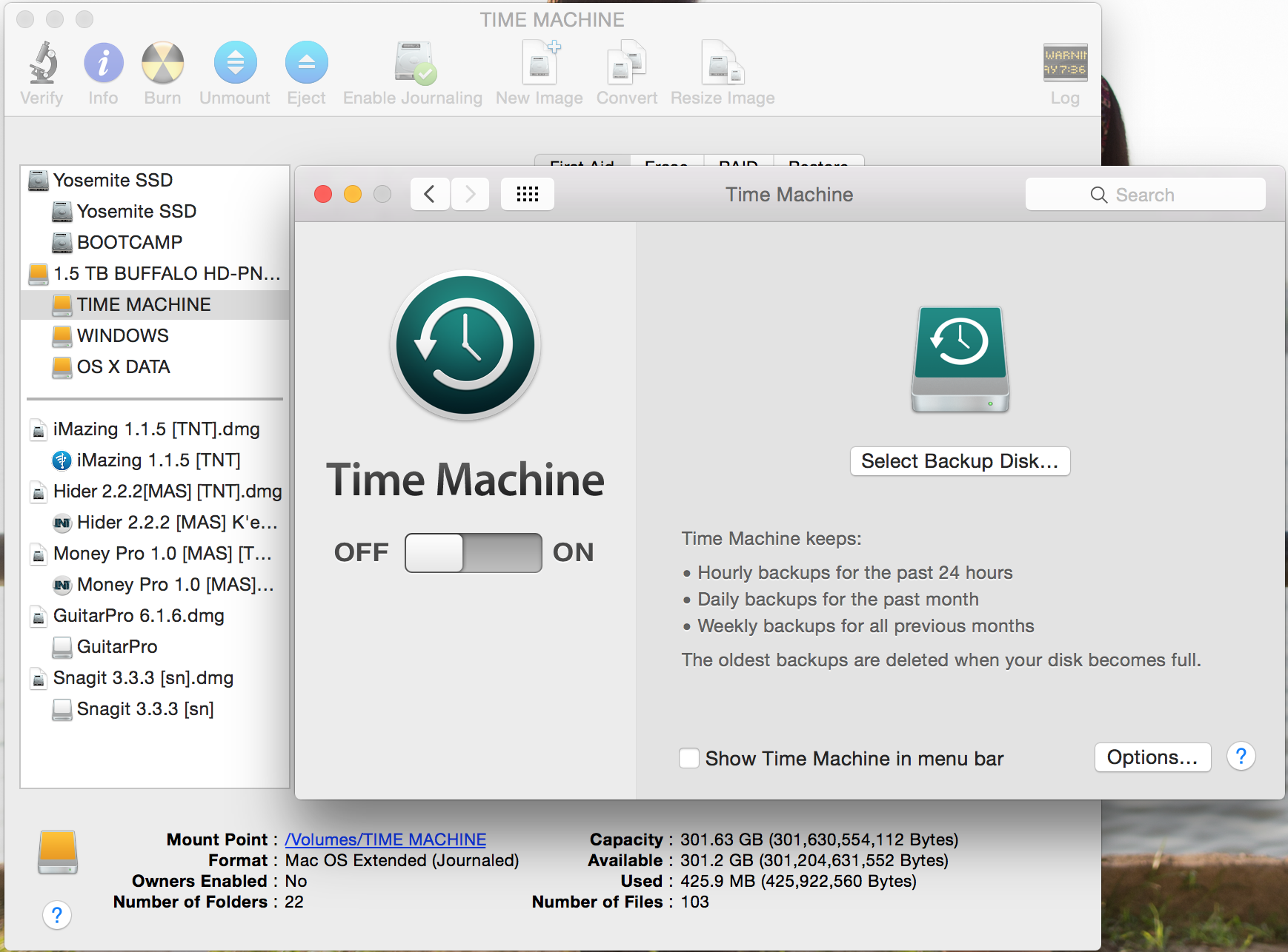 Hướng dẫn sử dụng Time Machine trên Mac