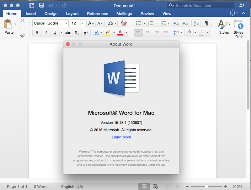 Microsoft Office 2016 15.13.1 Update[Newest]