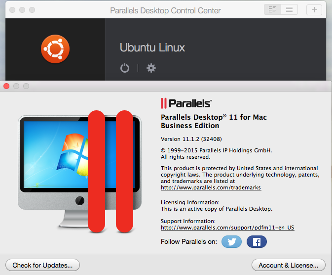 Parallels Desktop 11.1.2 (32408) Business Edition[Activated] - Ảo hoá các hệ điều trên Mac