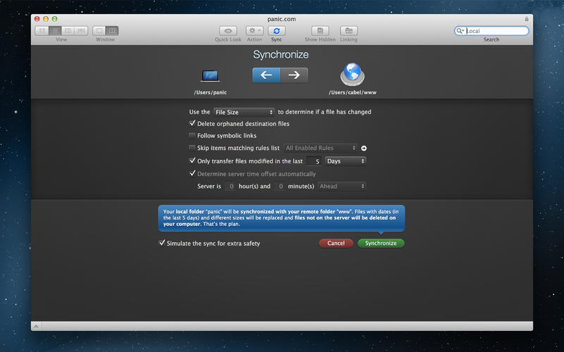 Transmit 4.4.8 - Elegant and functional FTP client for Macs