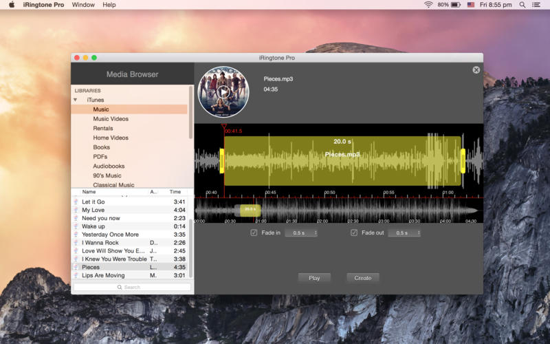 iRingtone Pro 3.3.6 - Phần mềm tạo nhạc chuông cho thiết bị iOS