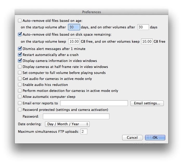 SecuritySpy 3.4.8 (Mac OS X) - ứng dụng giám sát video Multi-camera